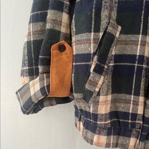 Edge Navy Plaid Jacket with Cream Stripes - Picture 4 of 7